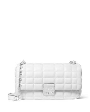 quilted tribeca large leather shoulder bag