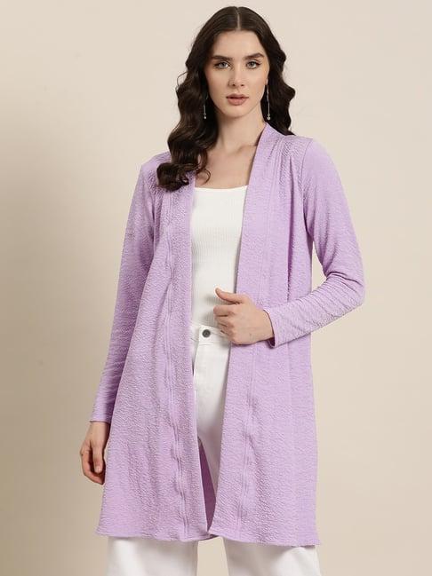 qurvii lavender shrug