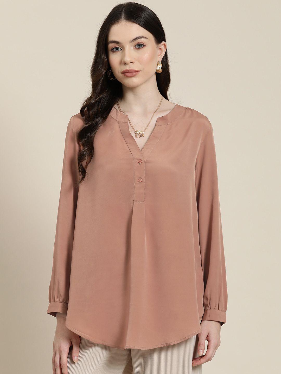 qurvii women comfort opaque casual shirt