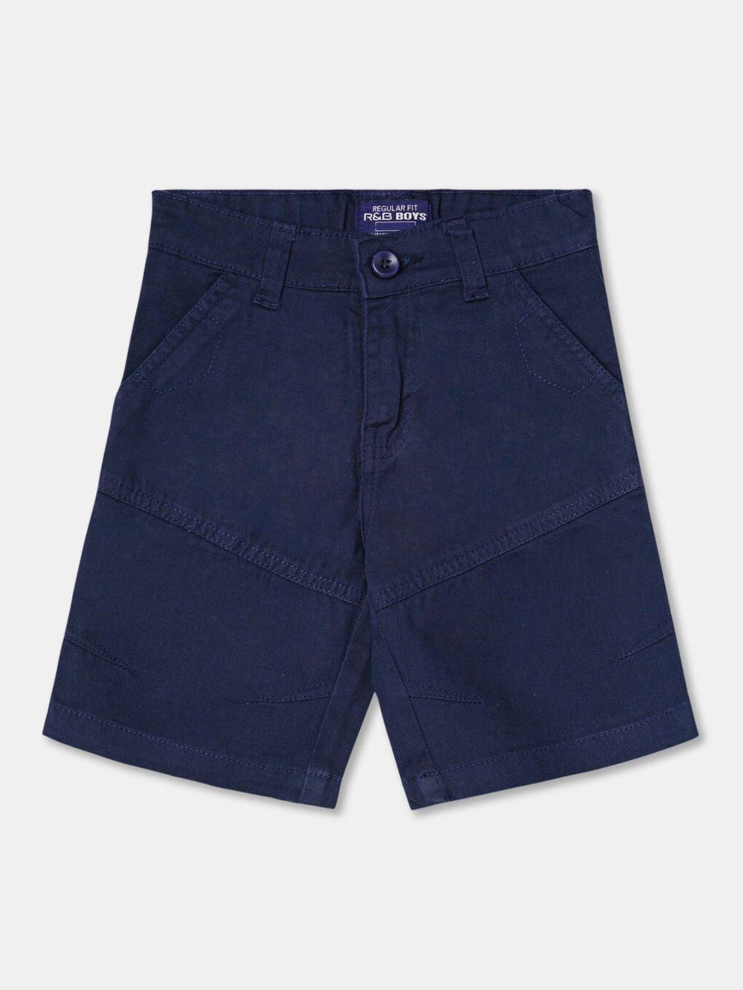 r&b boys blue shorts