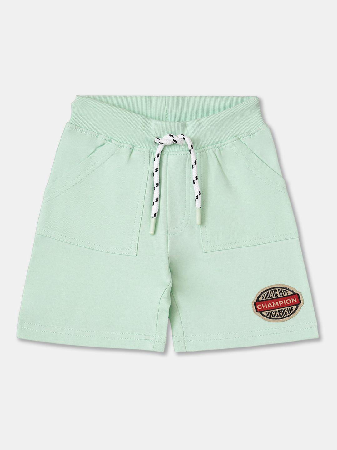 r&b boys green shorts