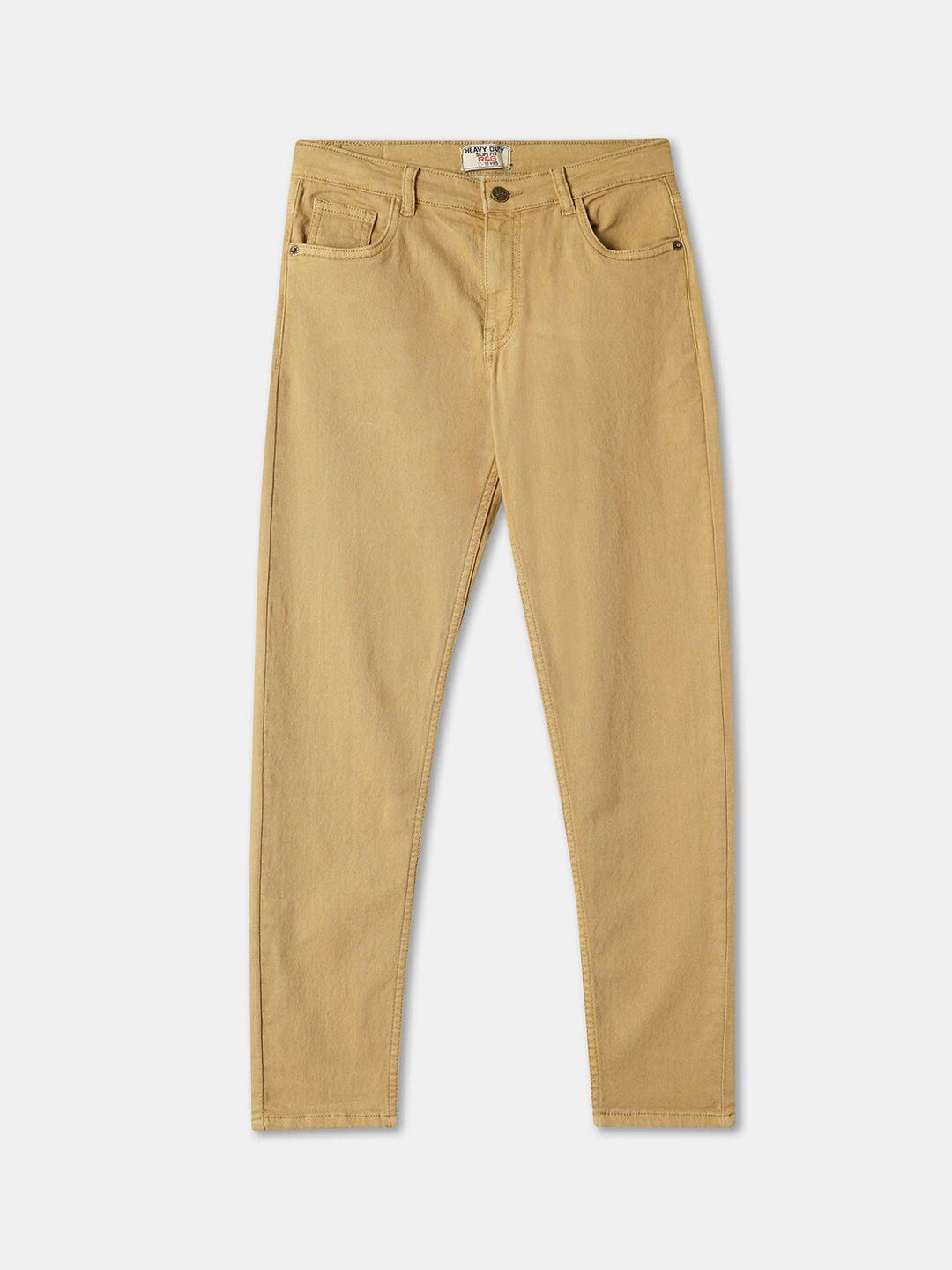 r&b boys mid-rise clean look cotton jeans