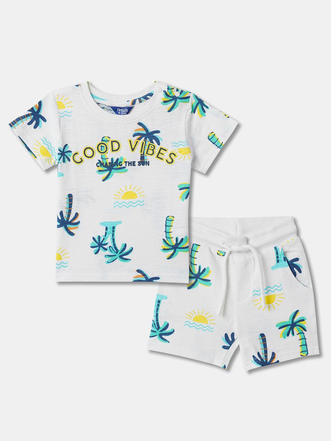 r&b-boys-pure-cotton-printed-t-shirt-with-shorts