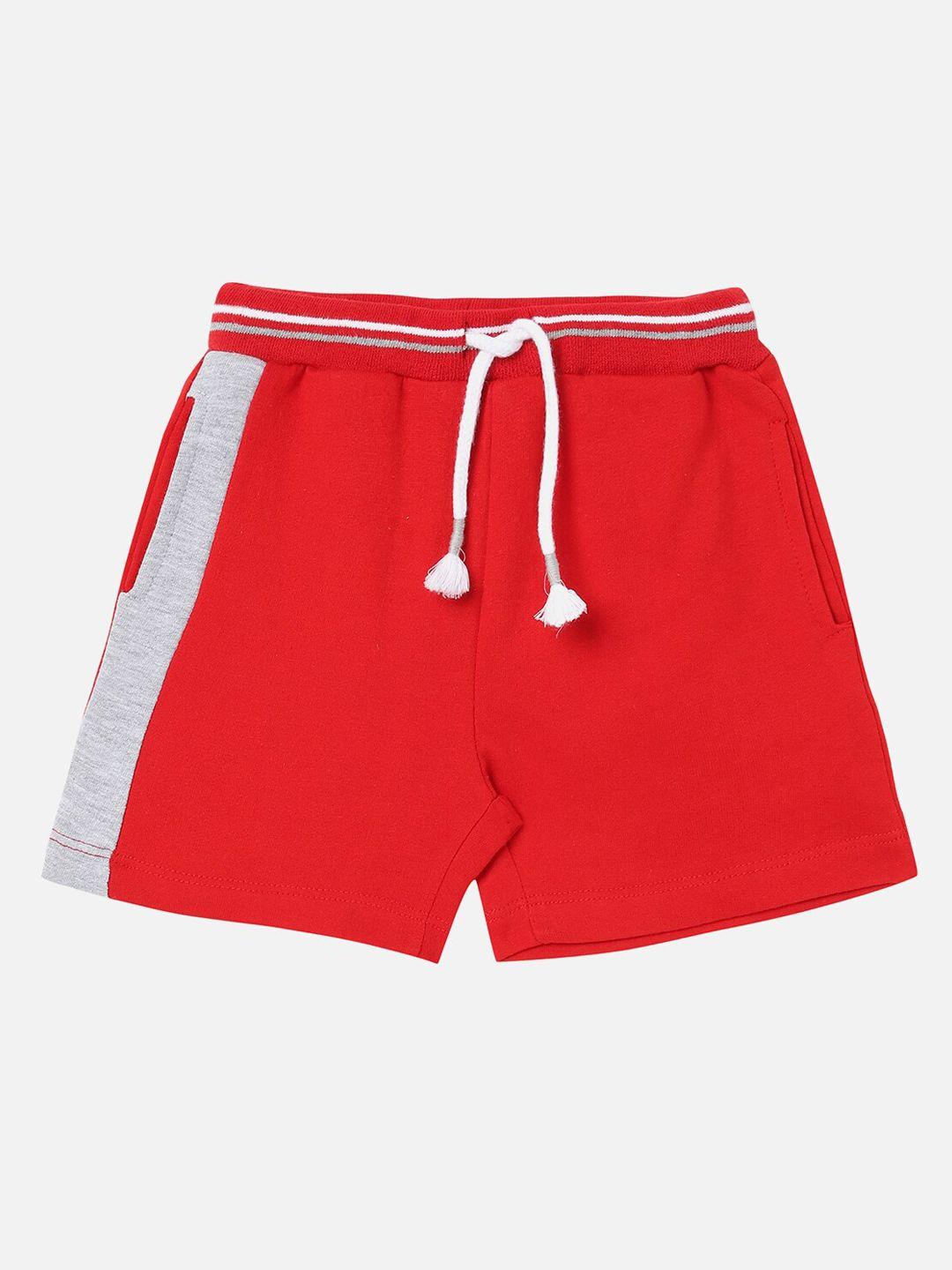 r&b boys red shorts