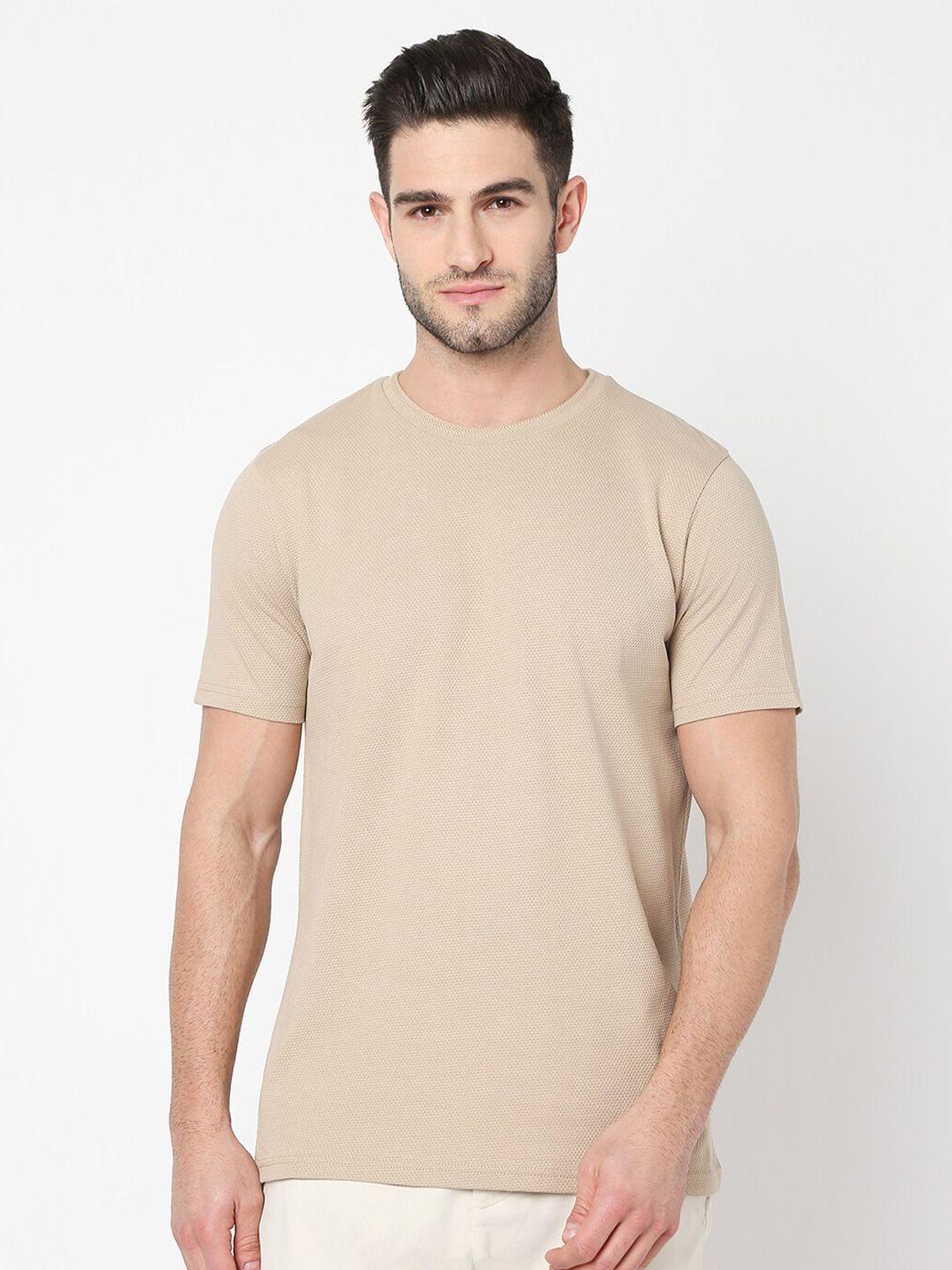r&b round neck cotton t-shirt