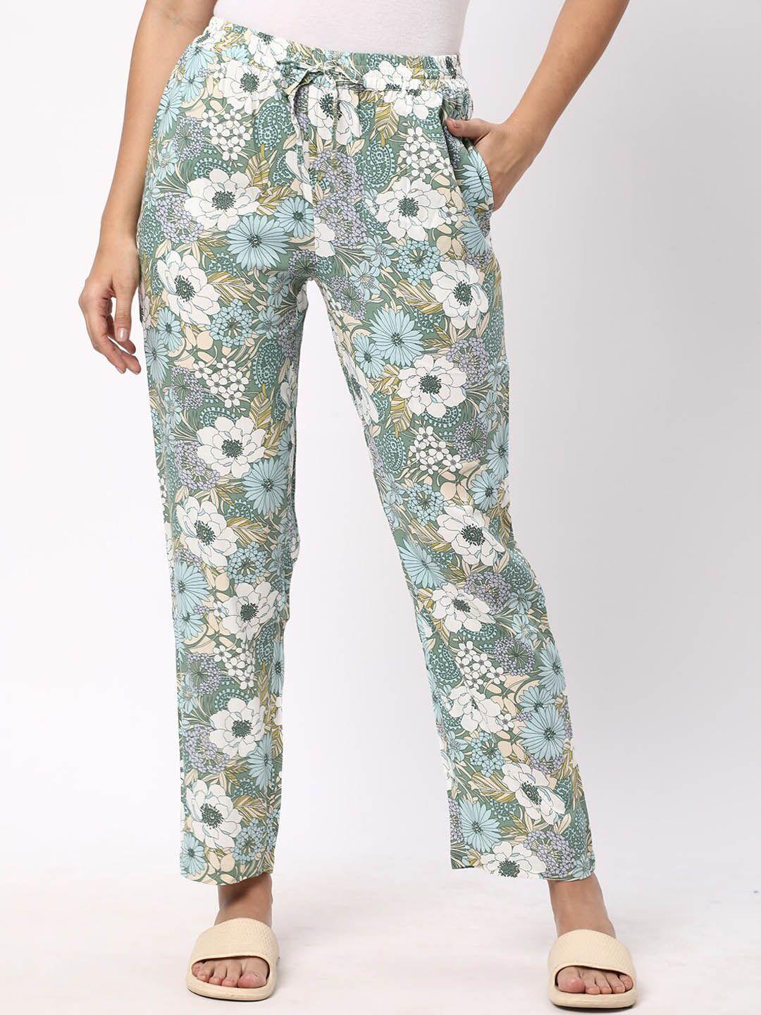 r&b women floral printed lounge pants