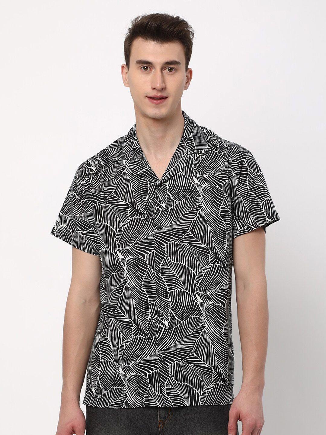 r&b abstract printed shirt