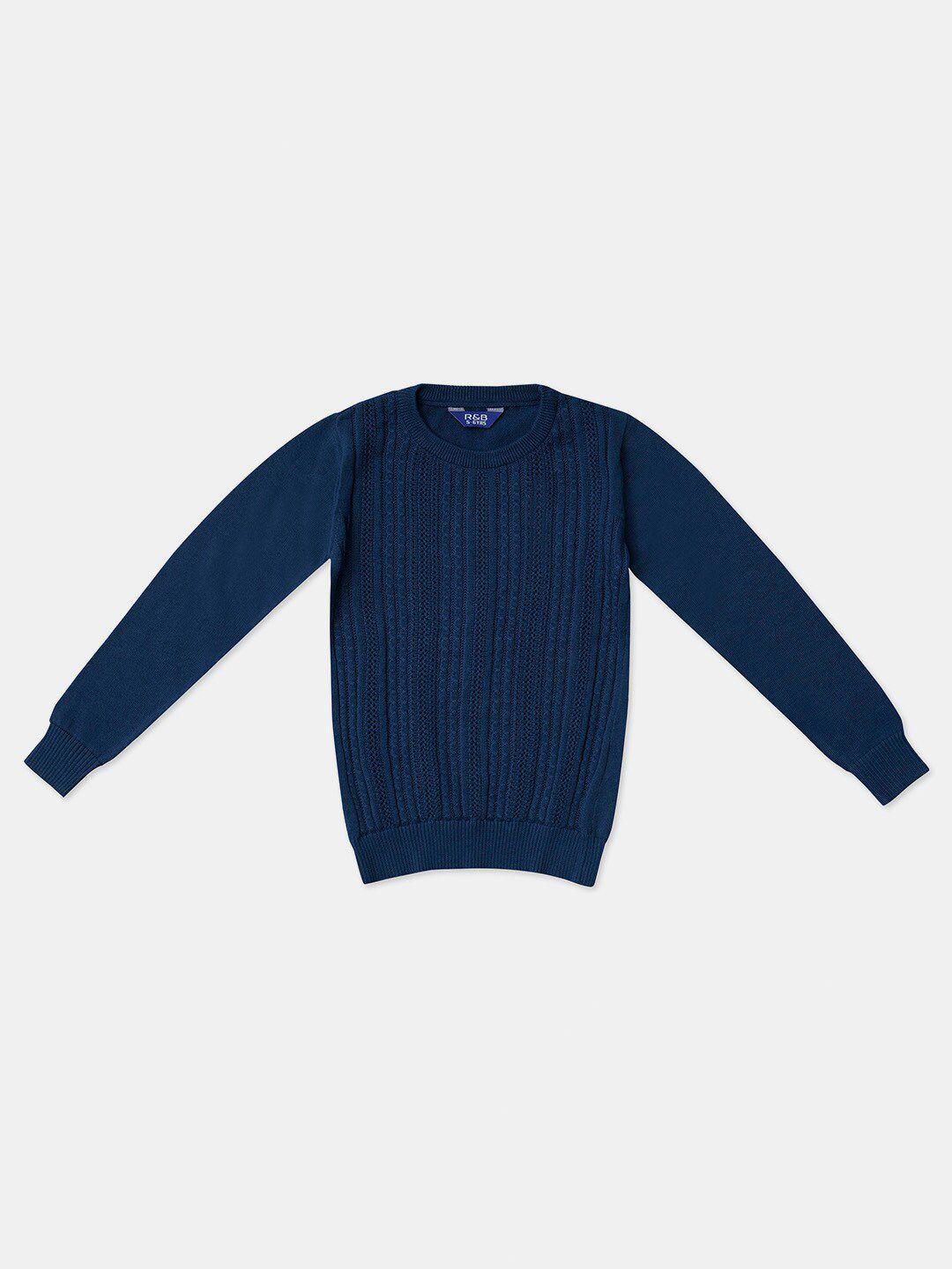 r&b boys blue pullover