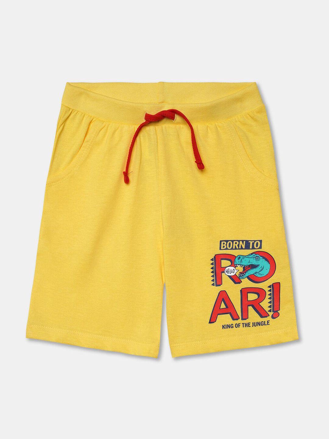 r&b boys yellow sports shorts