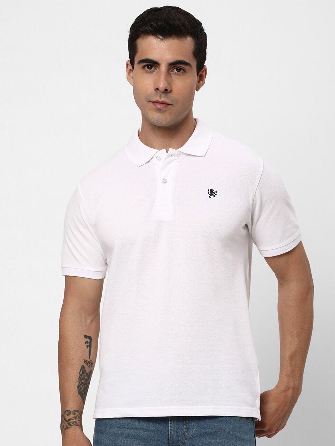 r&b cotton polo collar t-shirt