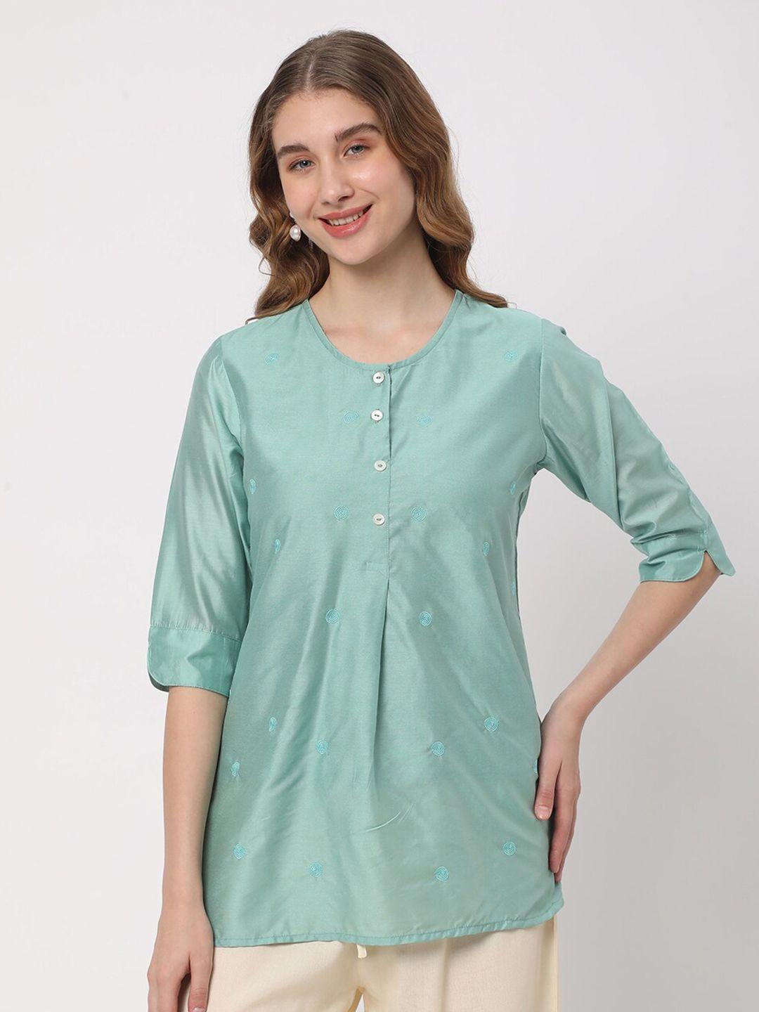 r&b embroidered ethnic tunic