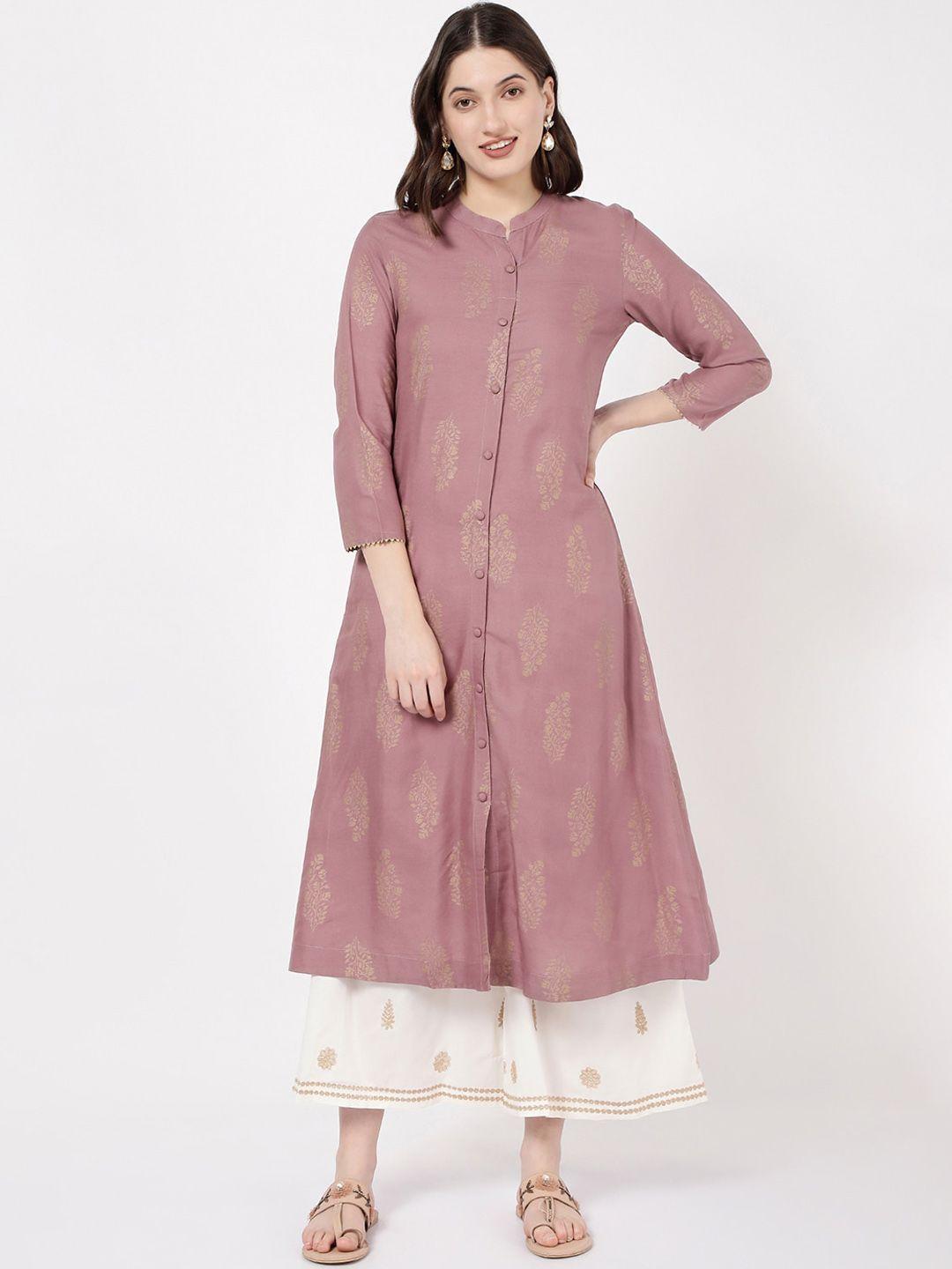 r&b ethnic motifs printed a-line kurta