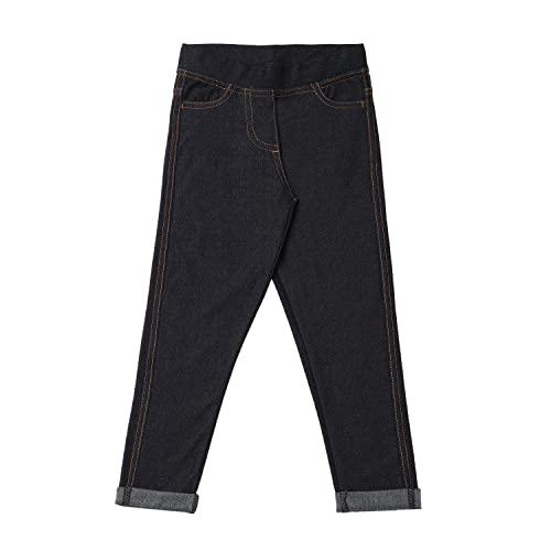 r&b girl's regular casual pants (321-0015kg315-3_dk blue 4y)