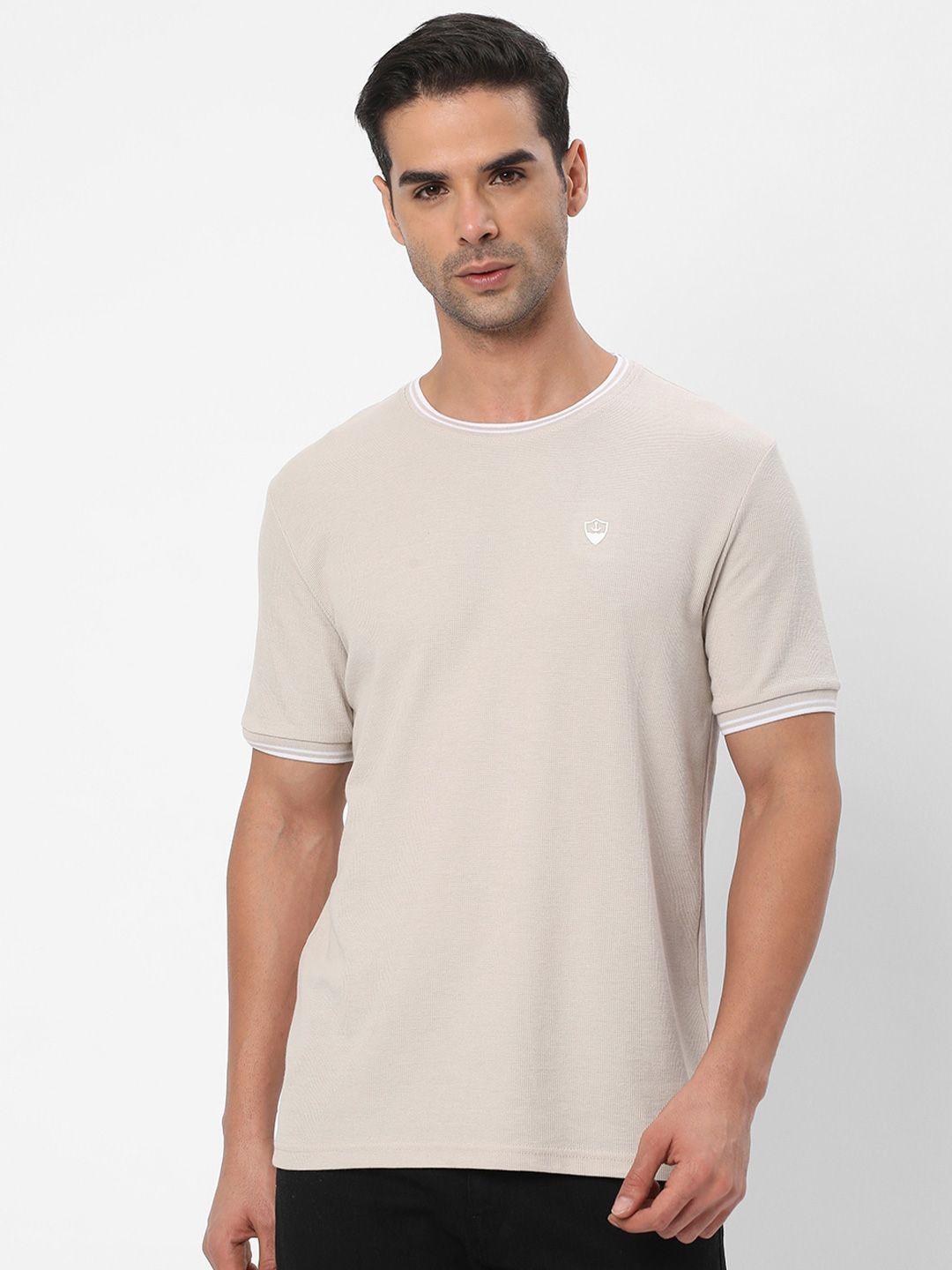 r&b round neck cotton t-shirt