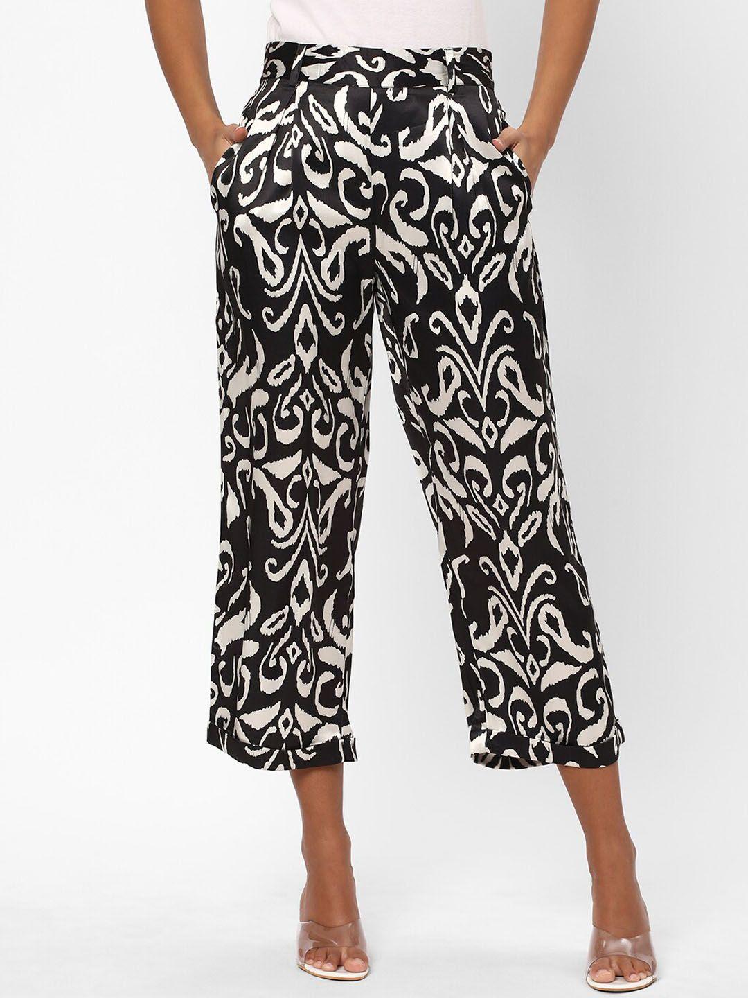 r&b women floral printed parallel trousers