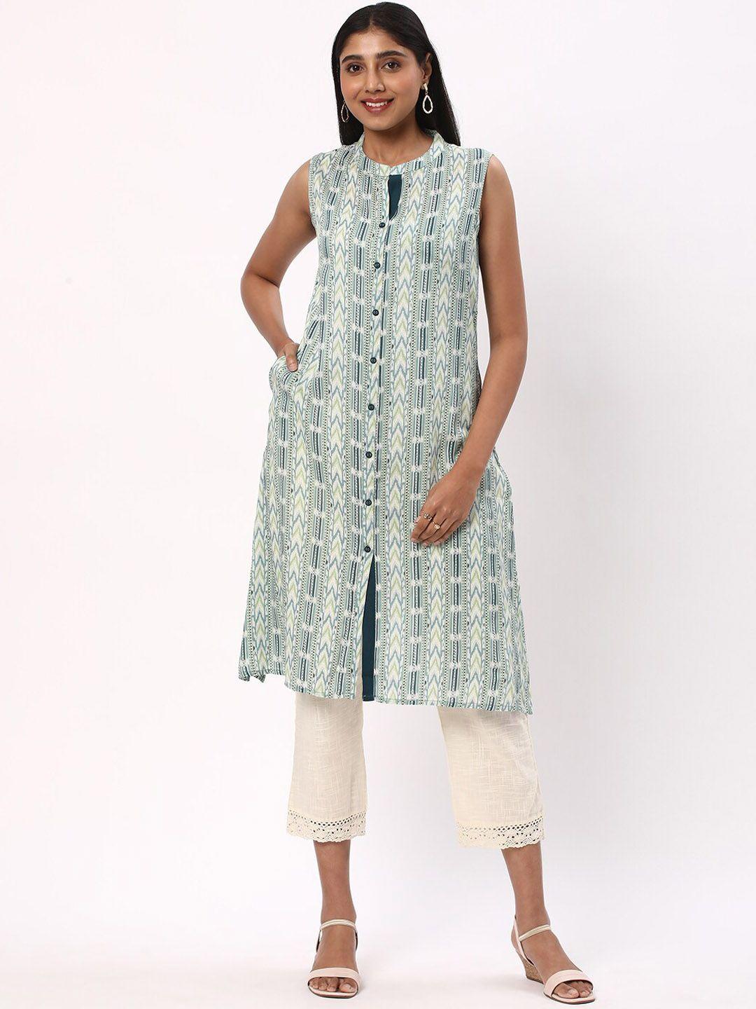 r&b women geometric printed kurta