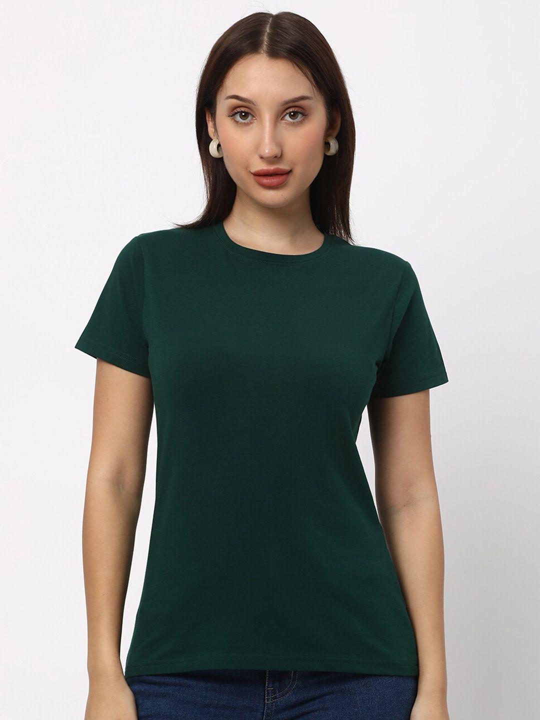 r&b women green t-shirt