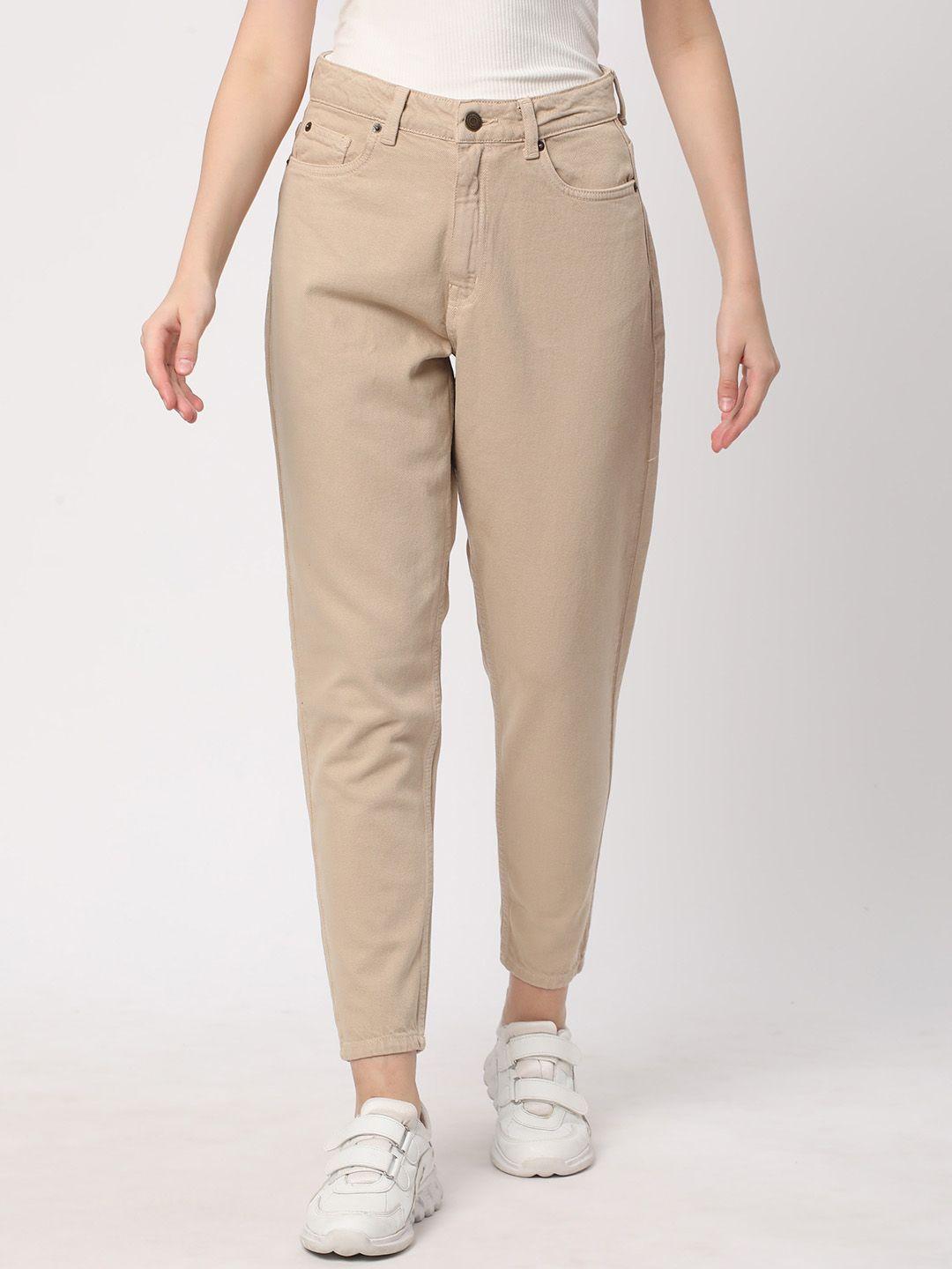 r&b women khaki jeans