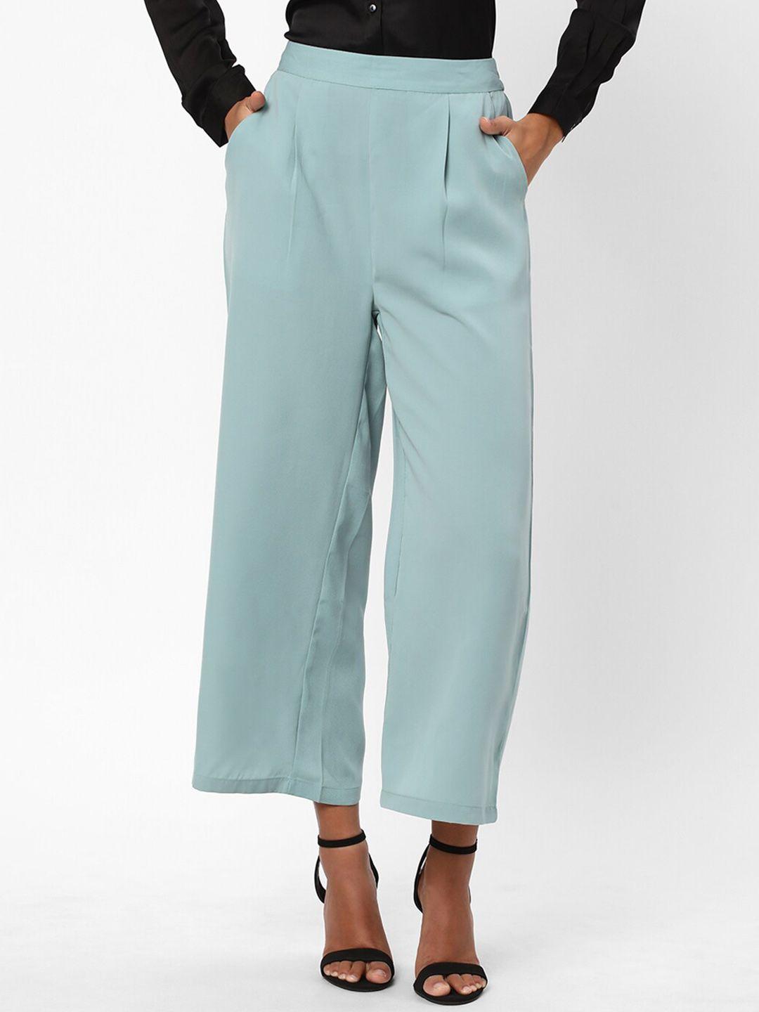 r&b women mid-rise pleated trousers