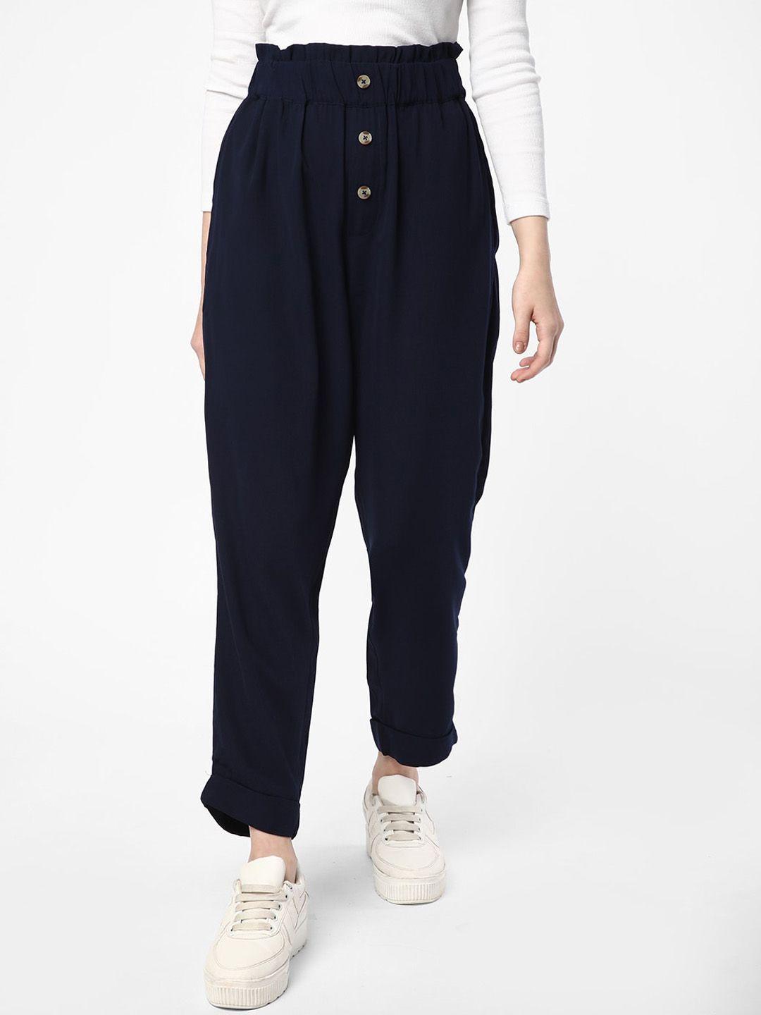 r&b women mid-rise regular-fit trousers