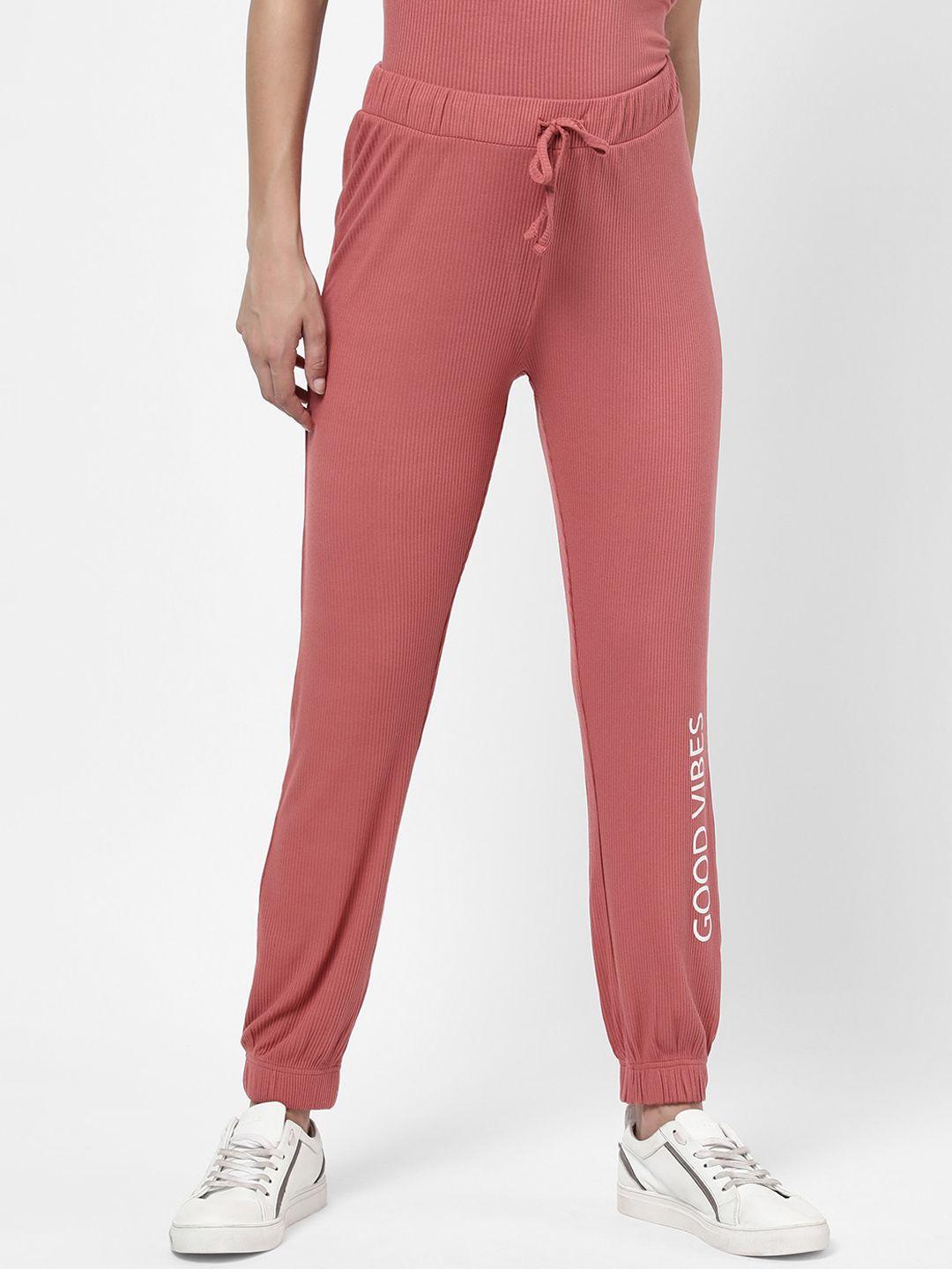 r&b women pink joggers trousers