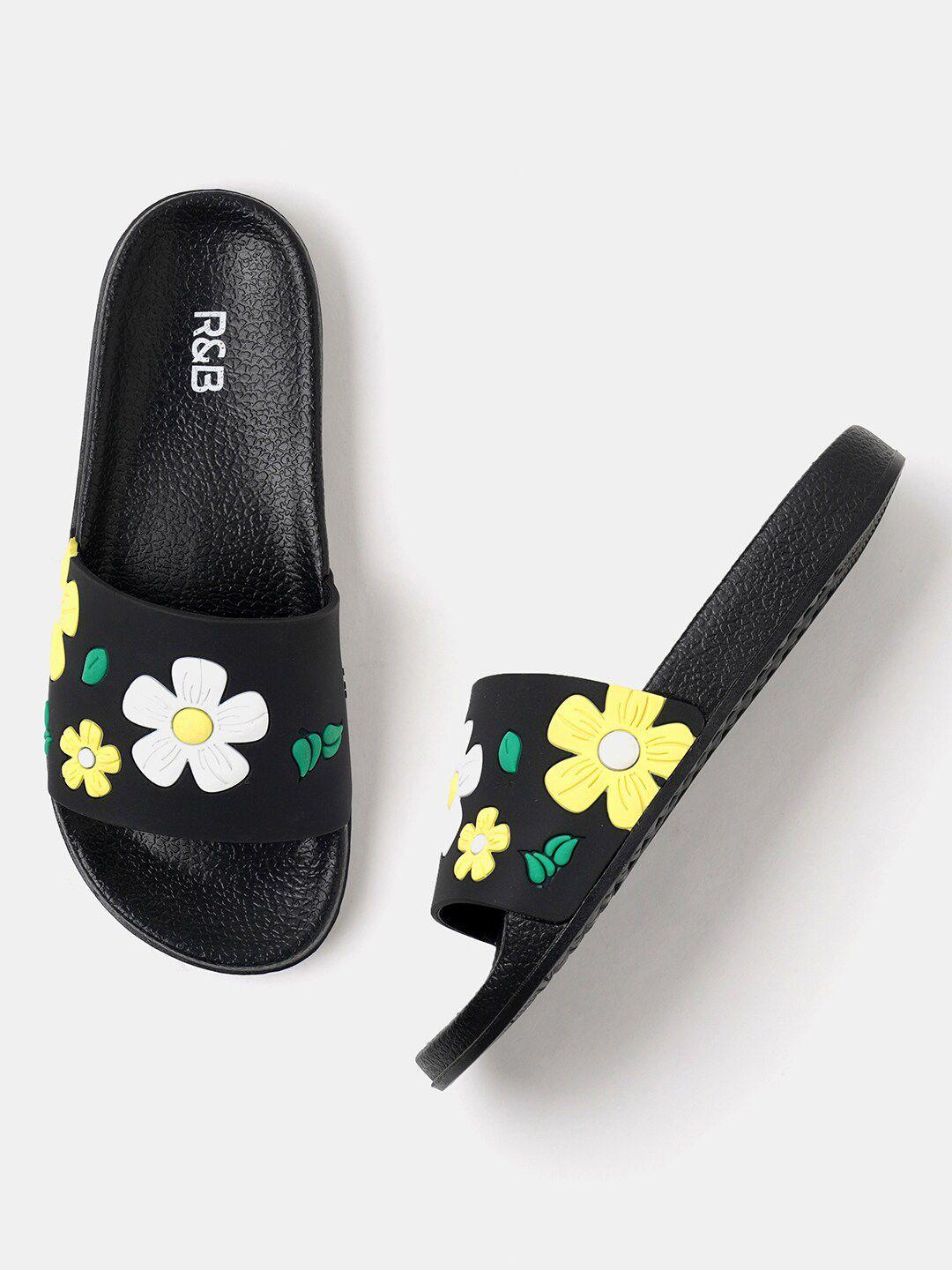 r&b women printed sliders