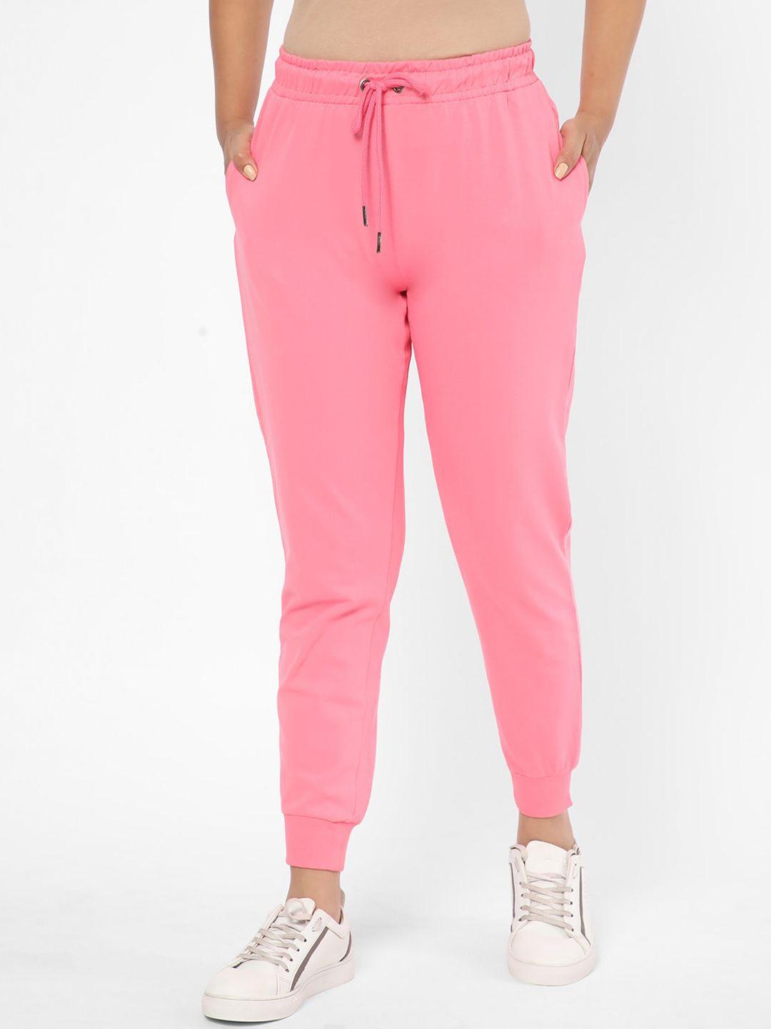 r&b women regular fit mid-rise cotton joggers