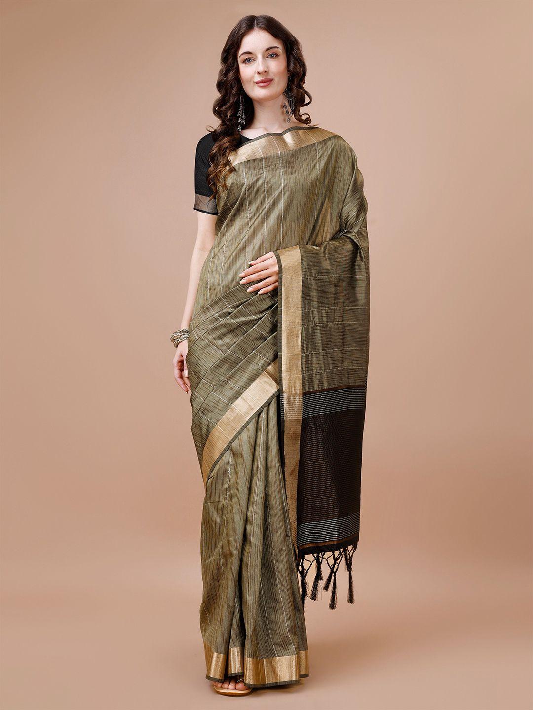 r k maniyar striped zari silk cotton mysore silk saree