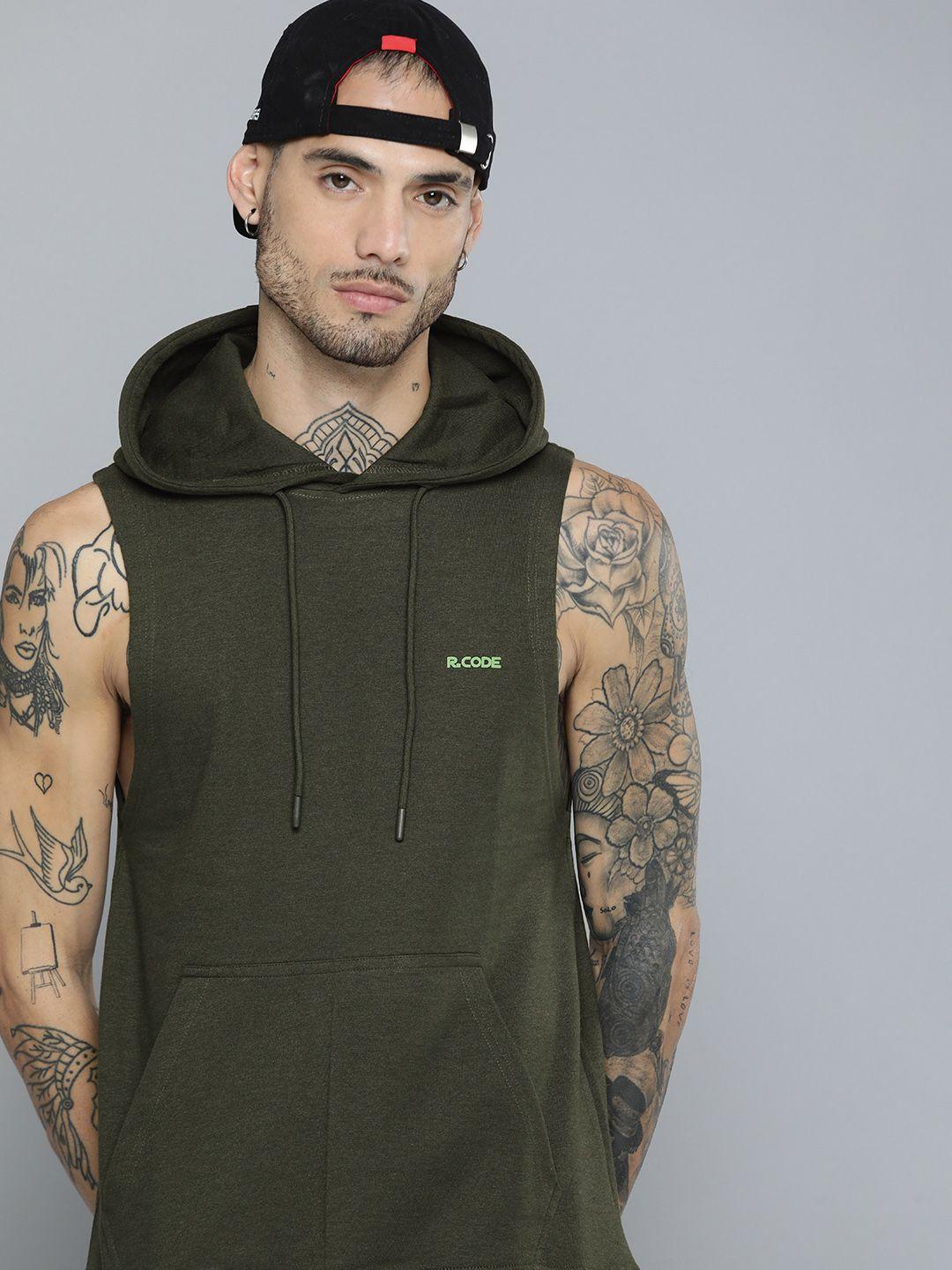 r.code by the roadster life co. men hooded sweatshirt