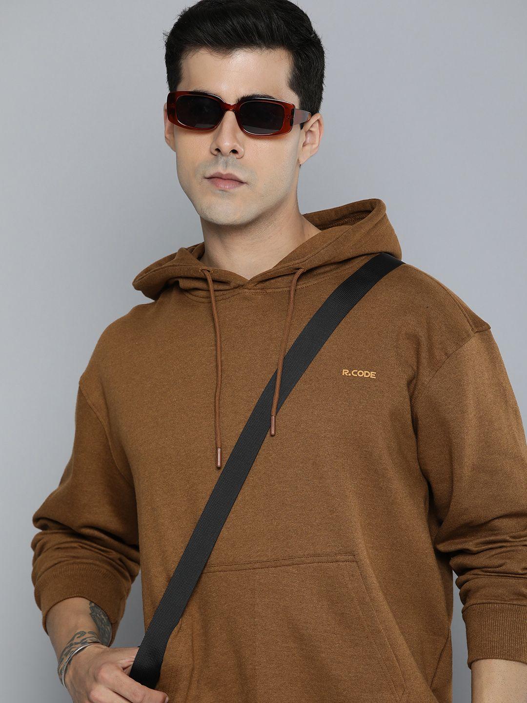 r.code by the roadster life co. men hooded sweatshirt