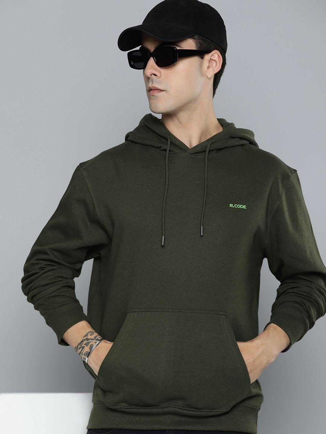 r.code by the roadster life co. men hooded sweatshirt