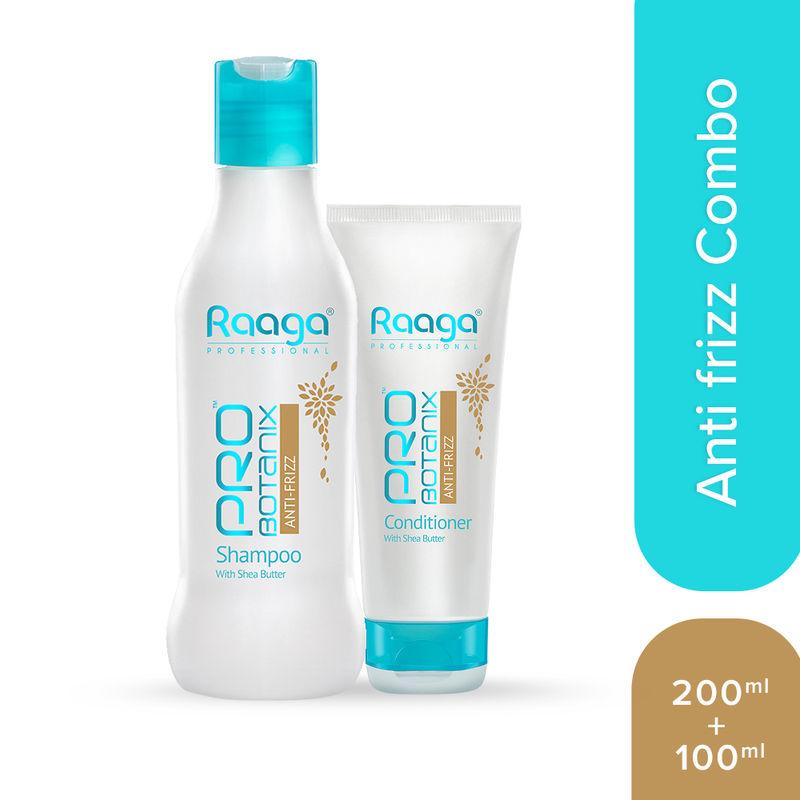 raaga professional pro botanix anti-frizz shampoo + conditioner