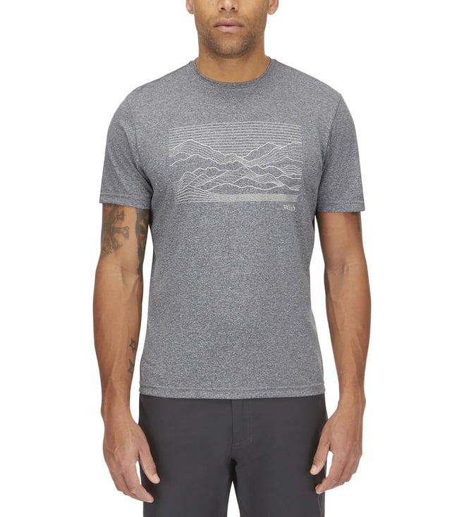 rab beluga mantle outline print regular fit t-shirt