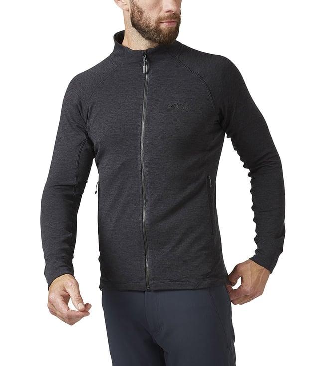 rab black nexus lightweight regular fit casual jacket