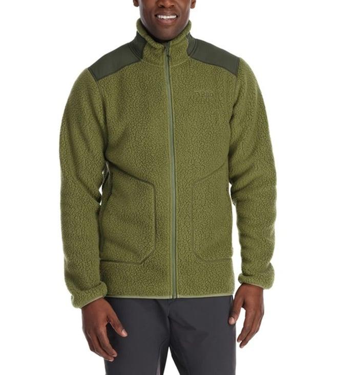 rab chlorite green outpost regular fit casual jacket