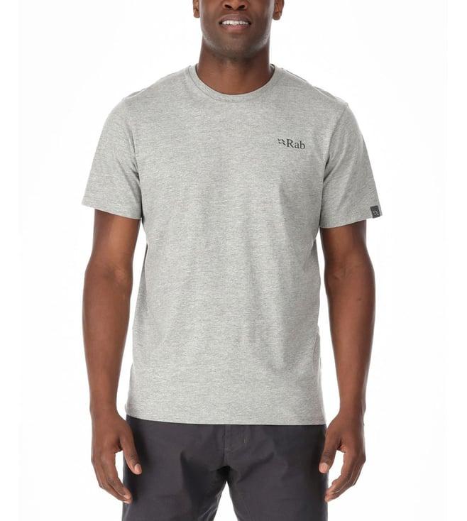 rab grey marl stance mountain peak regular fit t-shirt