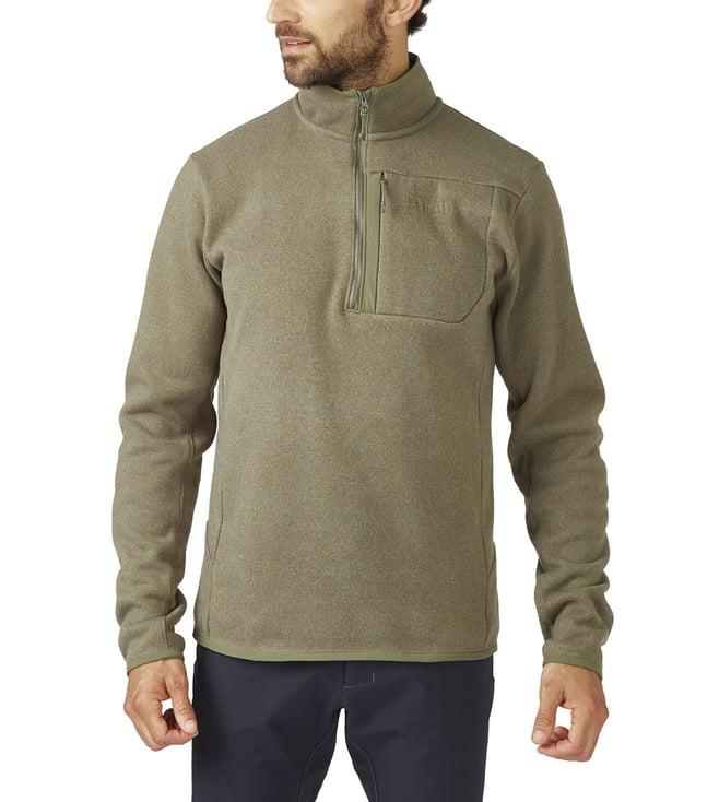 rab light khaki ryvoan regular fit sweatshirt