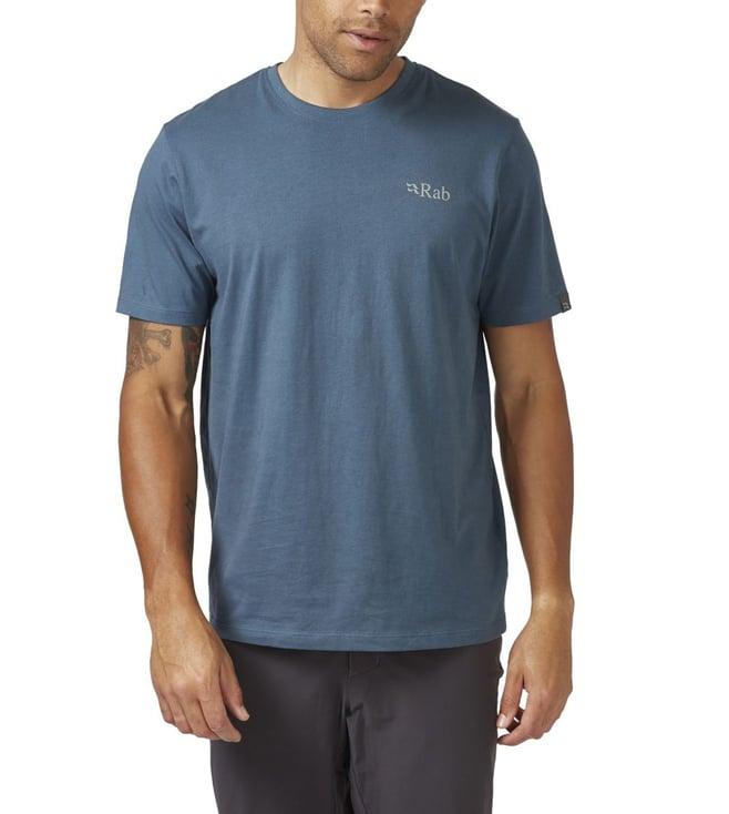 rab orion blue stance mountain peak regular fit t-shirt