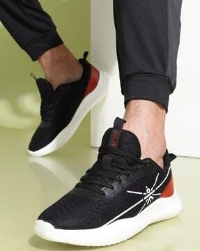 racer lace-up running shoes