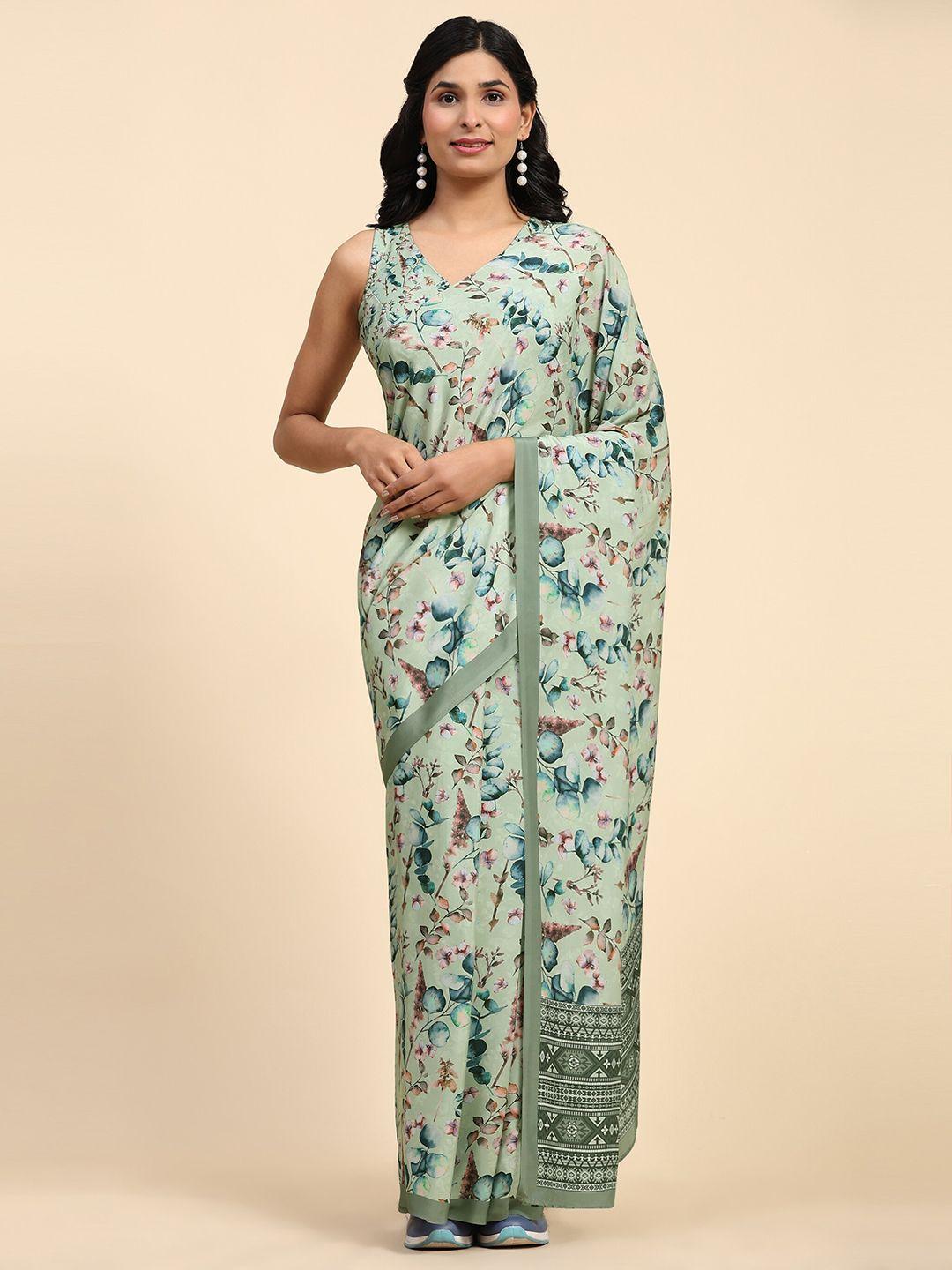 rachna floral printed ready to wear saree