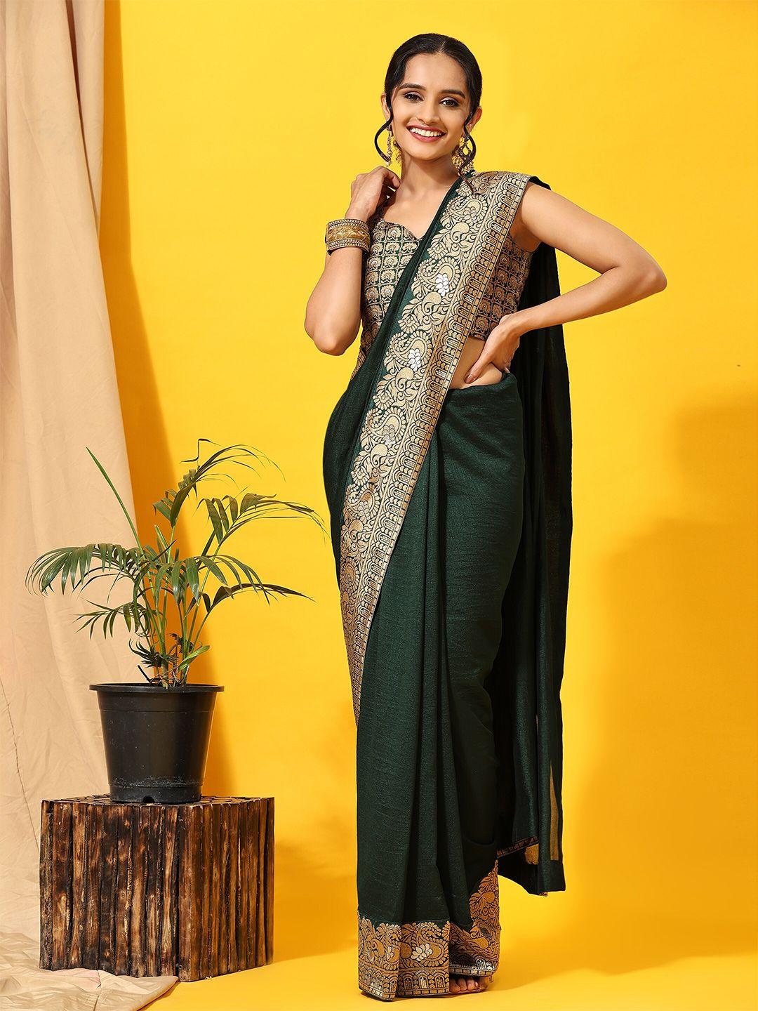 rachna zari silk blend saree