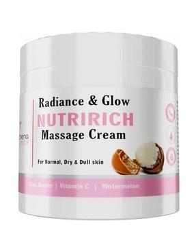 radiance & glow nutri-rich massage cream