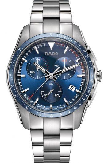 rado hyperchrome blue dial quartz watch with steel bracelet for men - r32259203