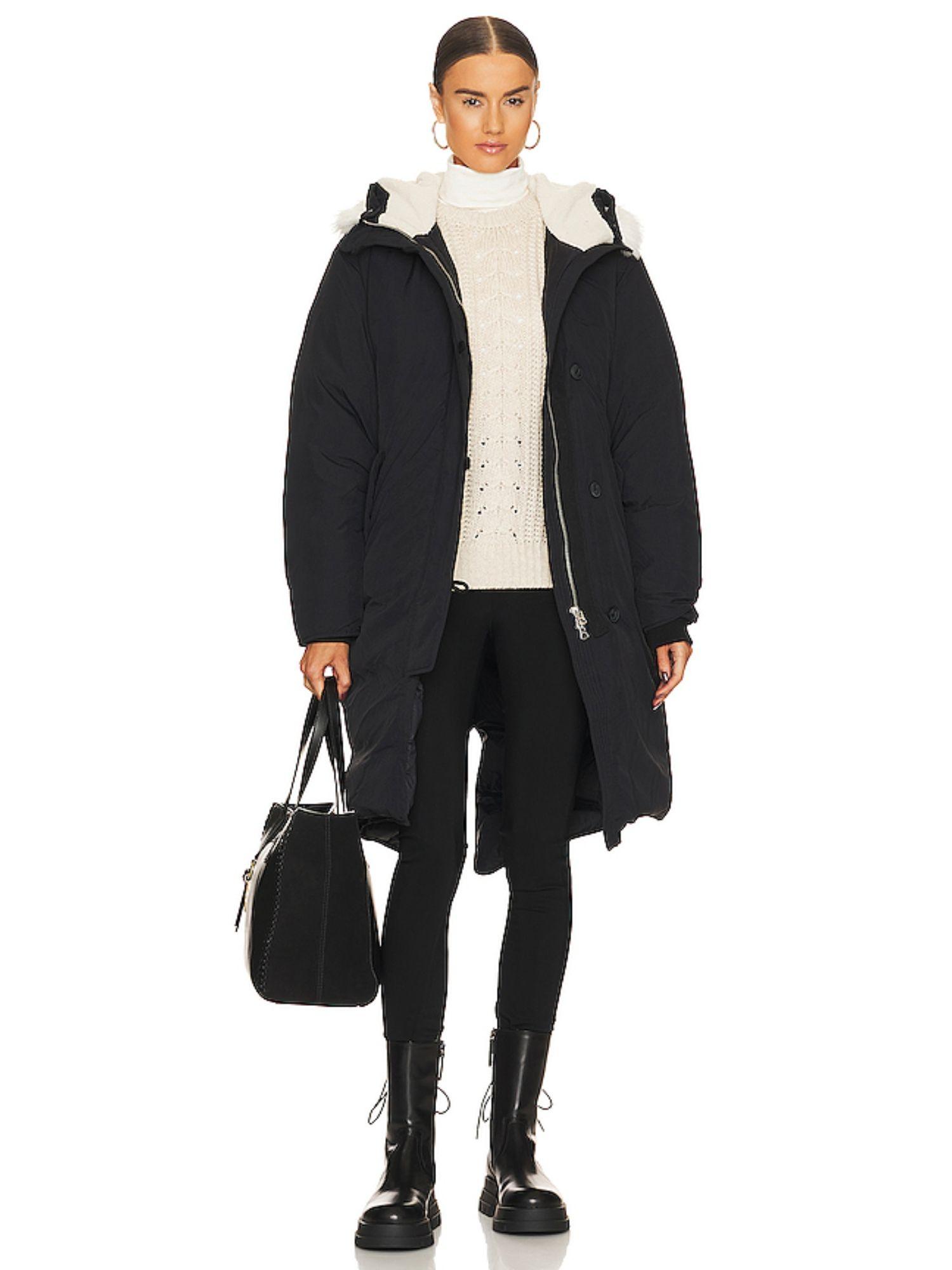 rae nylon puffer coat