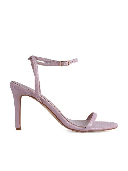 rag-&-co-women's-pink-ankle-strap-stilettos