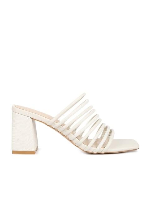 rag & co women's off white casual sandals