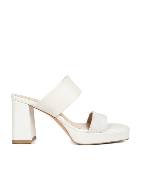 rag & co women's off white casual sandals