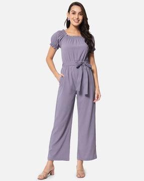 raglan sleeves jumpsuit