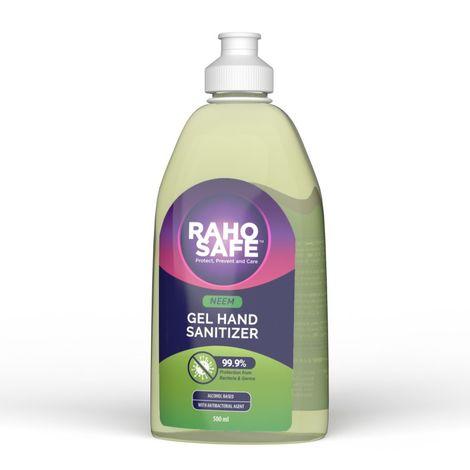 raho safe germ free hand sanitizer (500 ml)