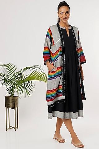 rainbow handloom cotton jacket